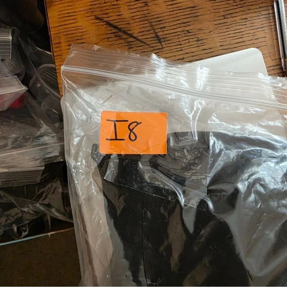 Show Me Your Mumu Black Bodycon Midi Dress Cocktail Sexy Side Slit Size Medium - Picture 10 of 10